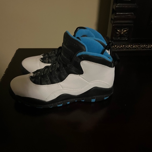 Kids Air Jordan 10 Powder Blues - Picture 2 of 4